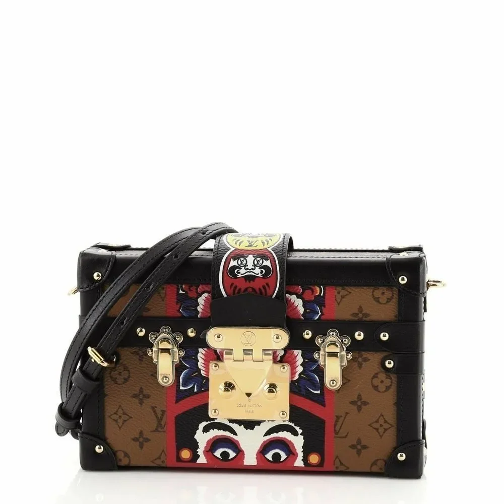 Louis Vuitton Petite Malle Kabuki Reverse Monogram Japan trunk crossbody LV bag